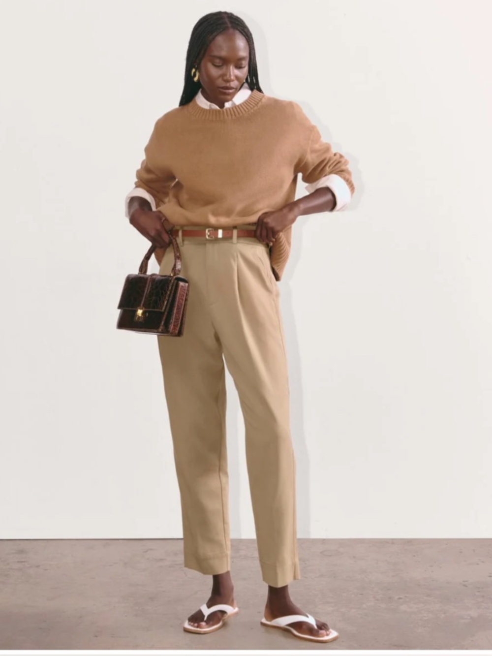 NOWT Everlane Draper Tapered Pant 2 Ash Brown